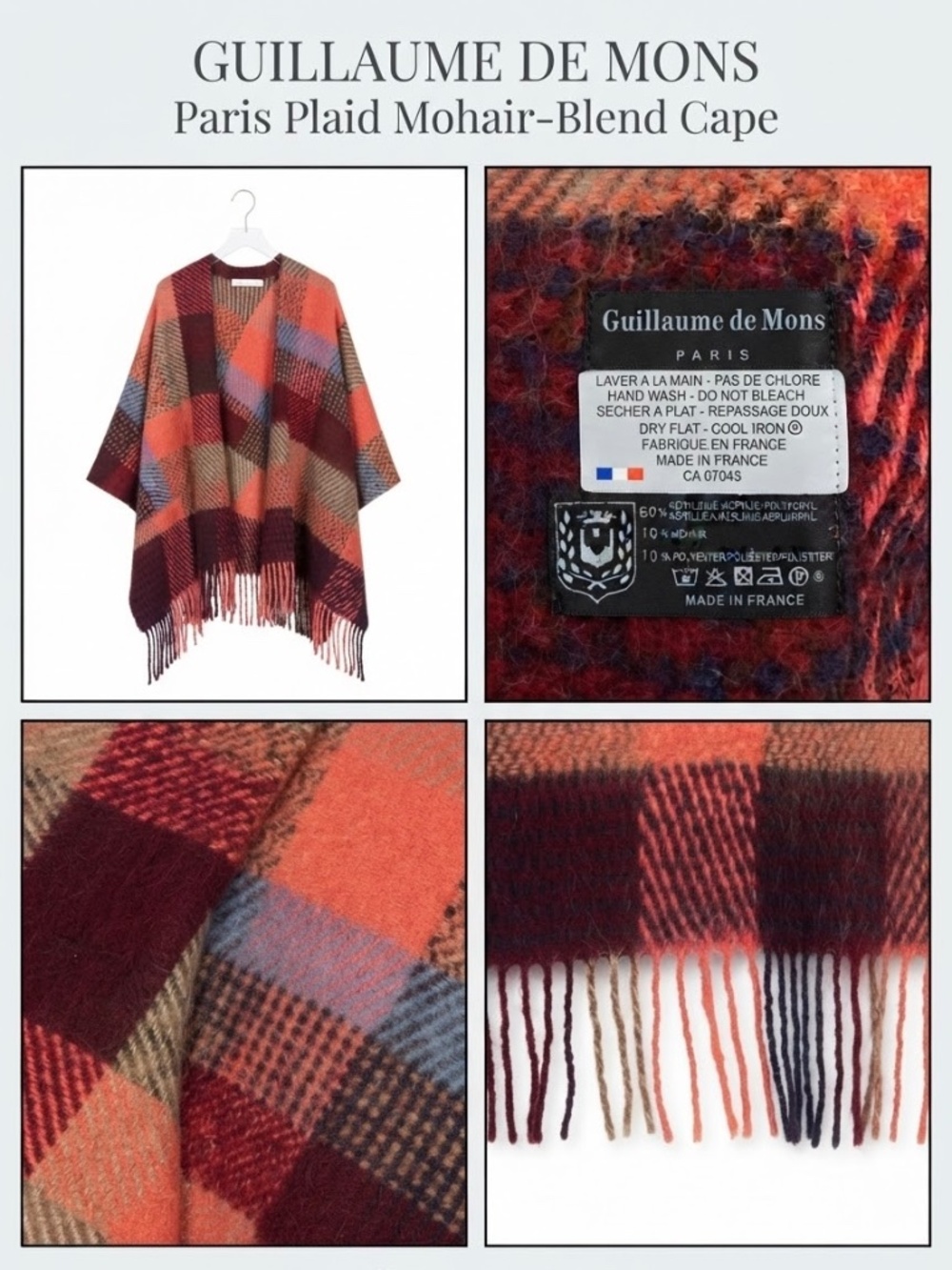 Guillaume de Mons Wrap/cape